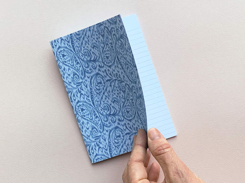Thea & Fox Pack of 4 small notebooks. 3 x floral designs and one pretty paisley design.