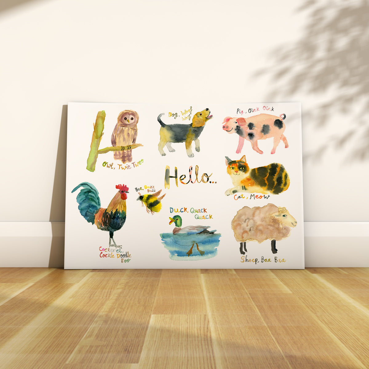 Rosie Webb Hello Animals Print