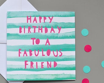 Little Red Apple Fabulous Friend Card