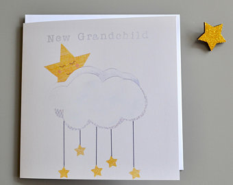 Little Red Apple New grandchild Card