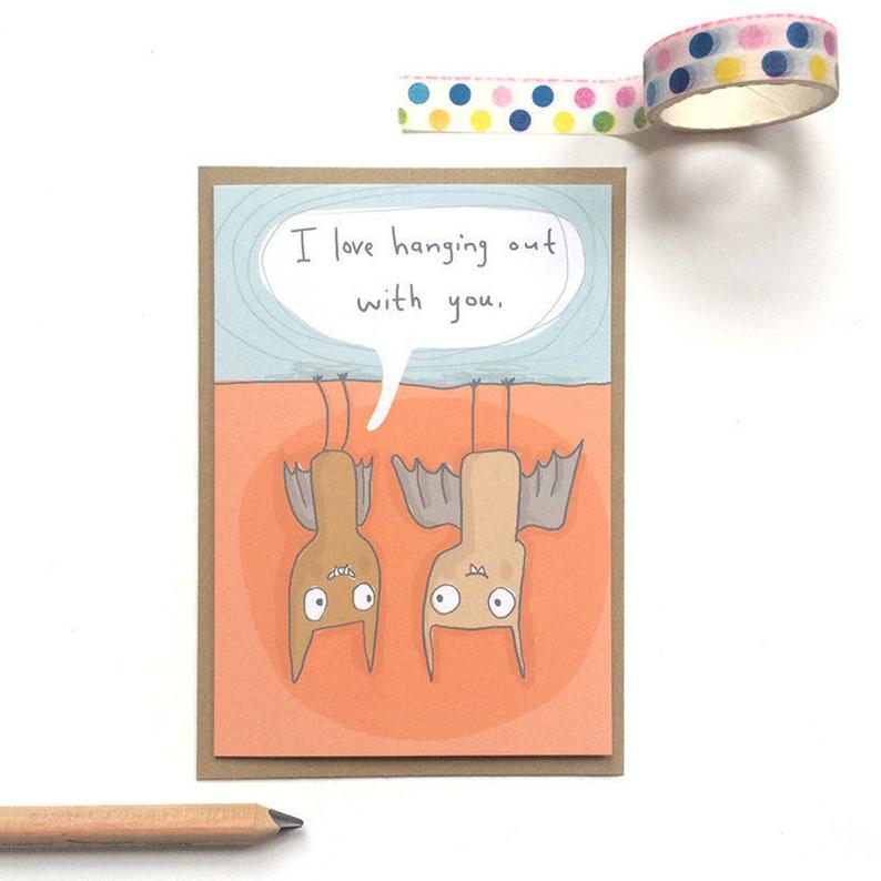 Sarah Ray Bat Friends Card