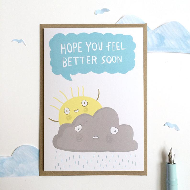 Sarah Ray Feel Better Card