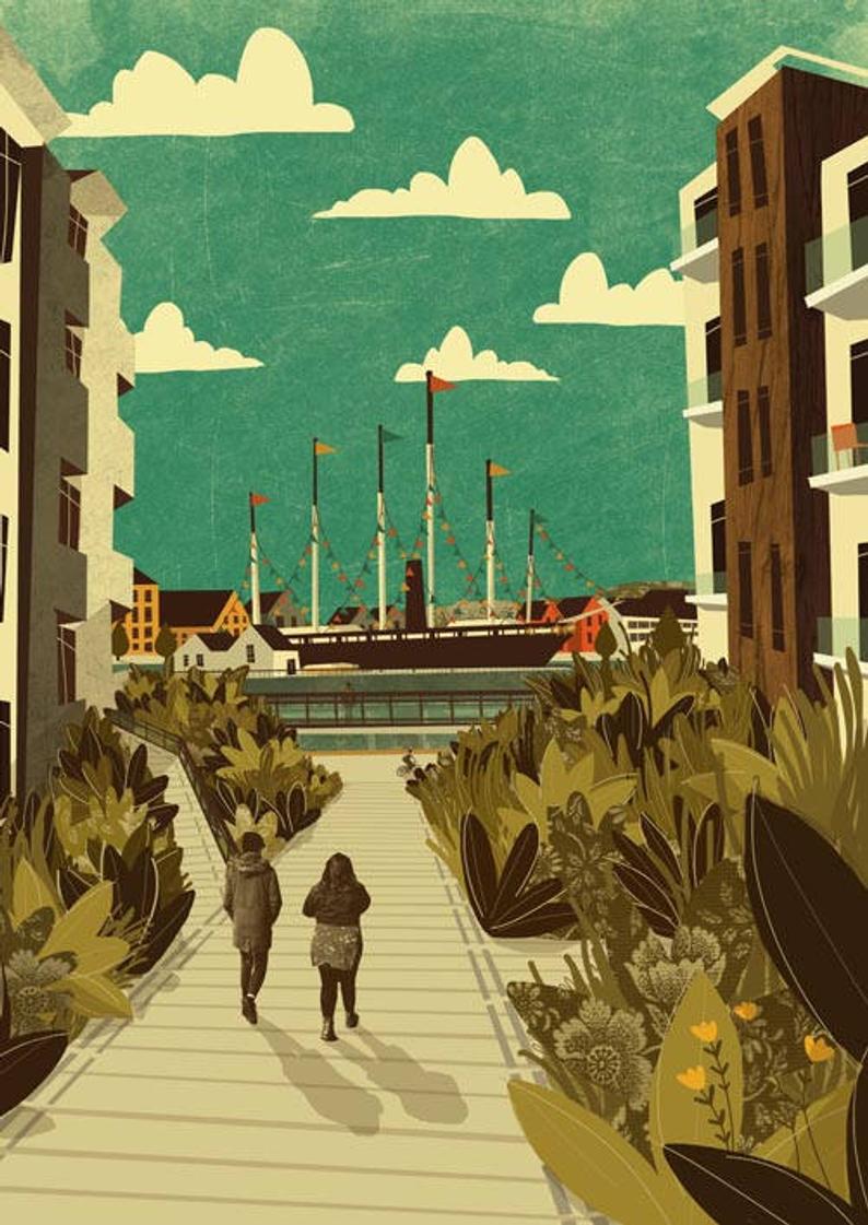 Emy Lou Holmes SS Great Britain A3 Print