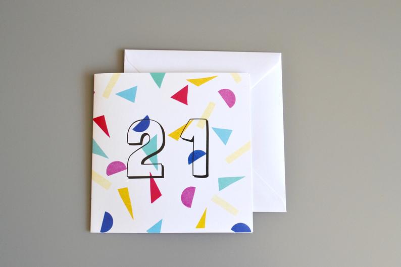 Little Red Apple Confetti 21Card