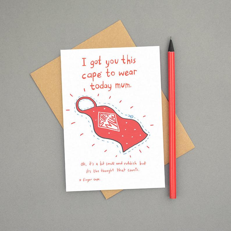 Sarah Ray Mum Cape Card