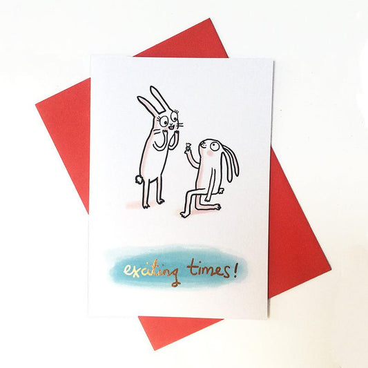 Sarah Ray Exciting Times Engagement Card