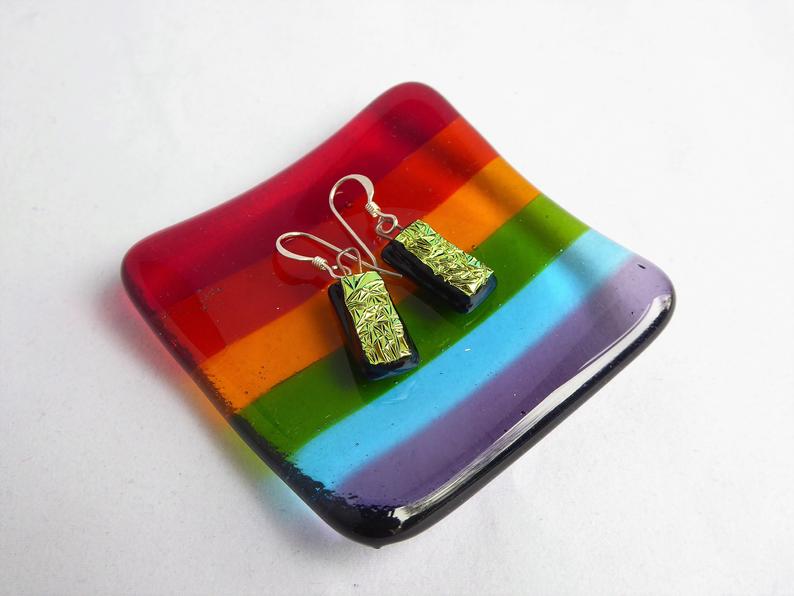 Eva Glass Small Square Dish