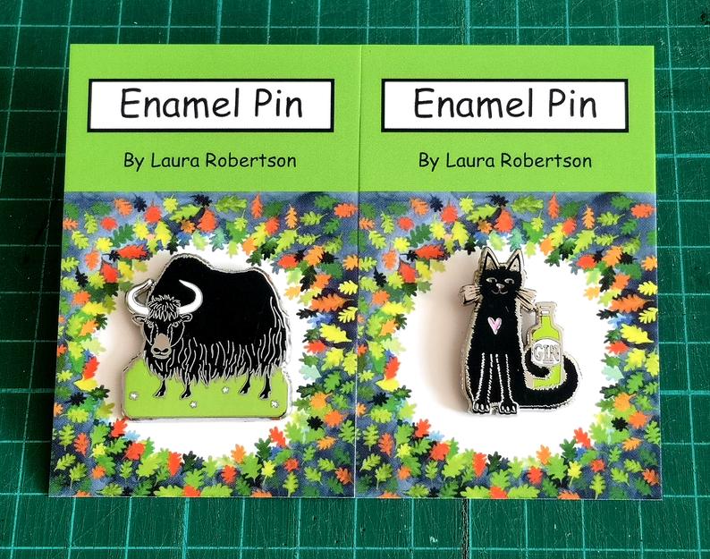 Laura Robertson Enamel Pins