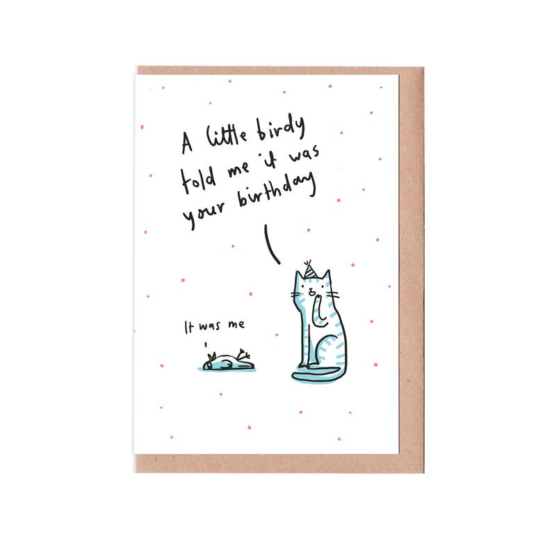 Sarah Ray Birdy Birthday Card