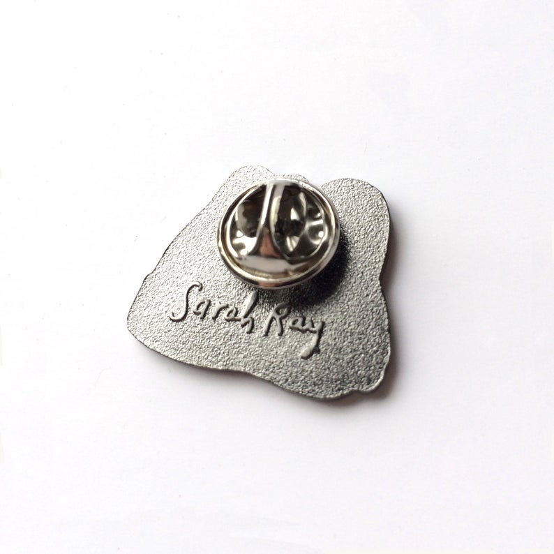 Sarah Ray Pin Weird Club Enamel Badge