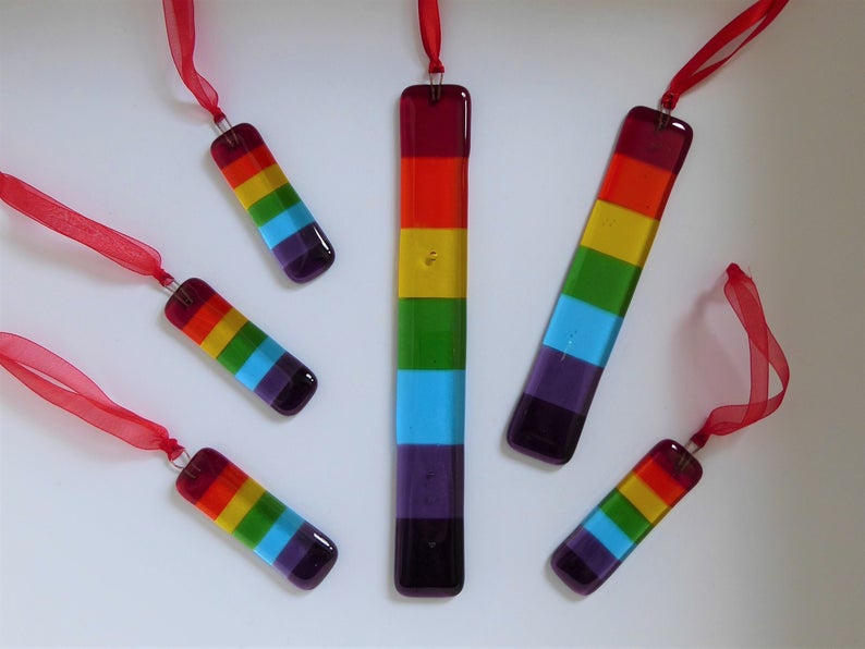 Eva Glass Rainbow Hangings