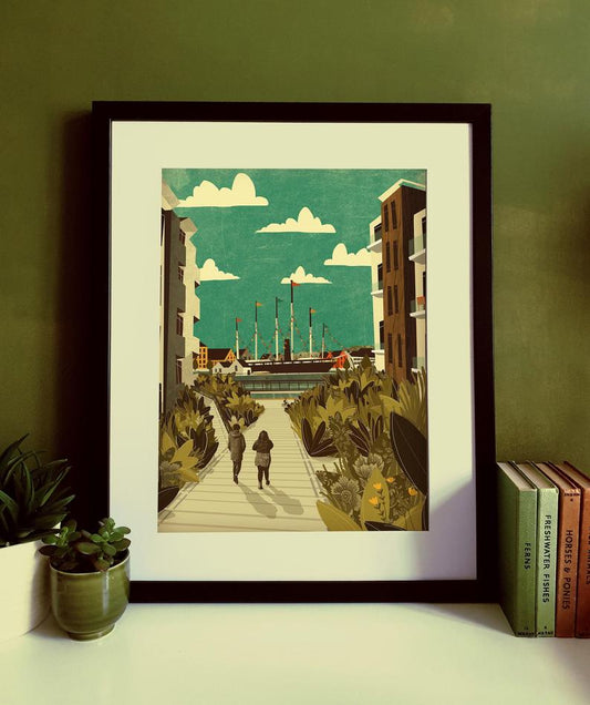 Emy Lou Holmes SS Great Britain A3 Print