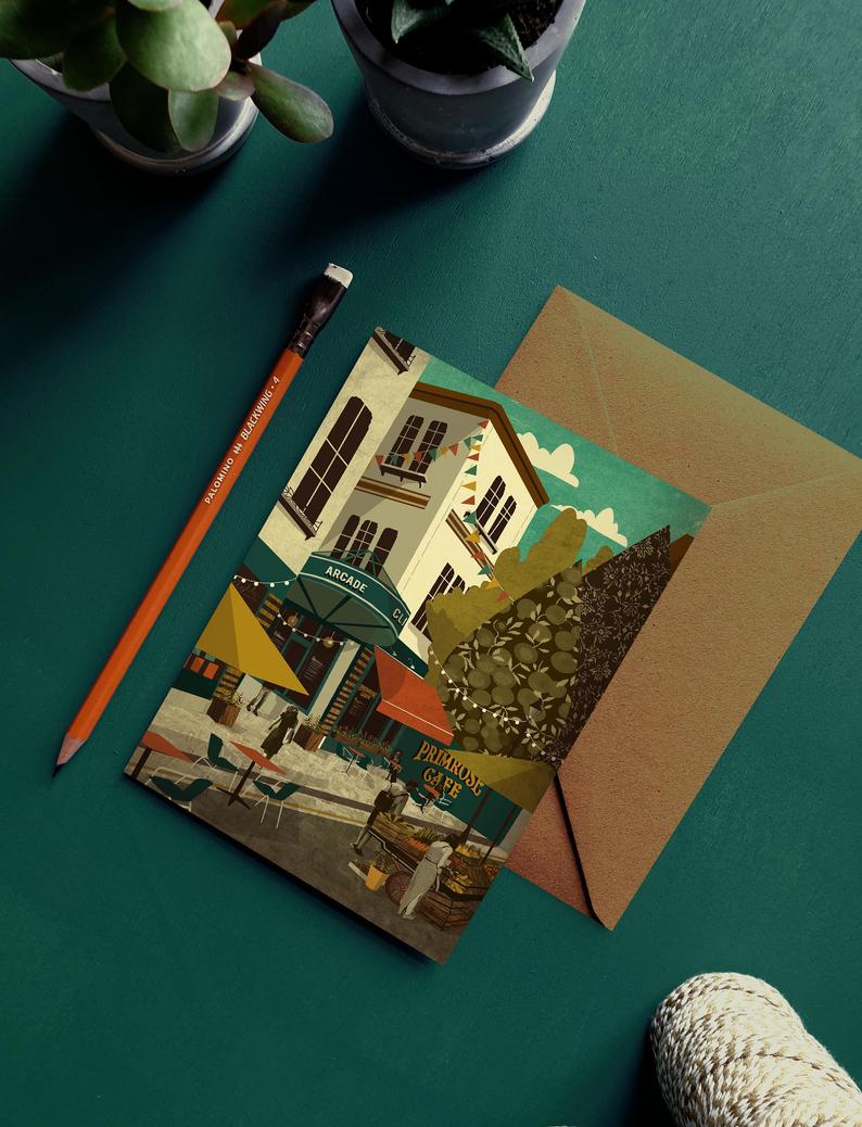 Emy Lou Holmes Clifton Village Card