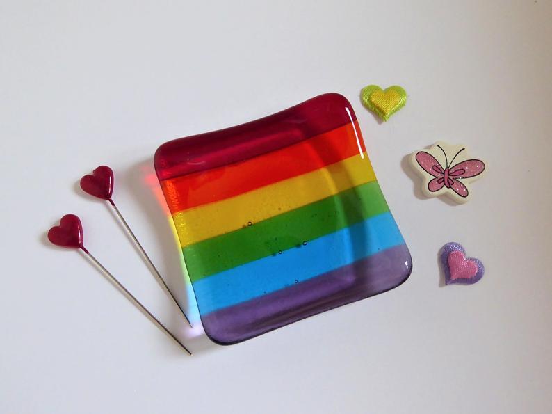 Eva Glass Small Square Dish