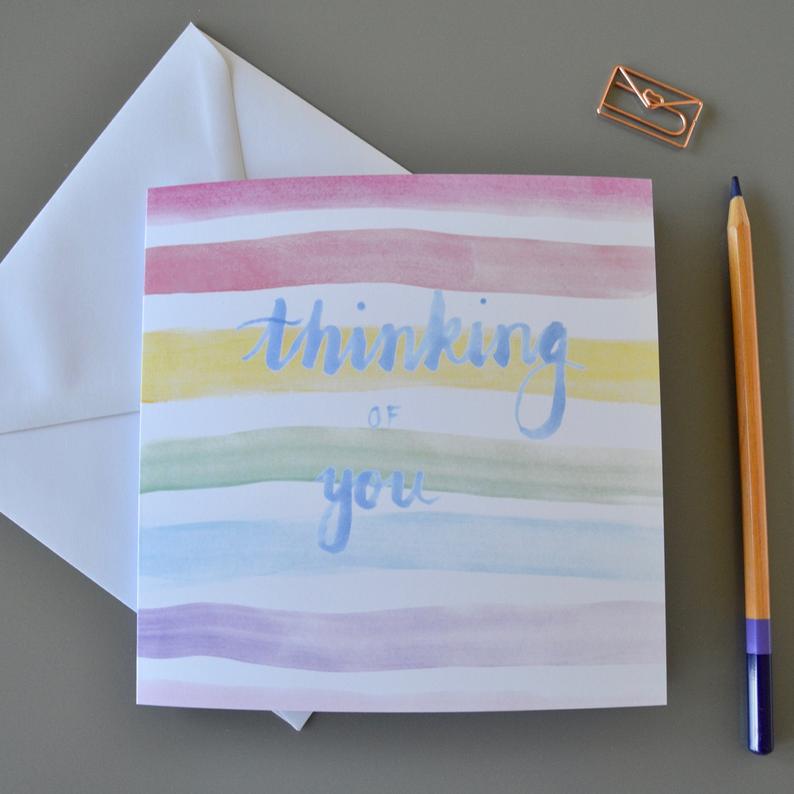 Little Red Apple Thinking of you Card