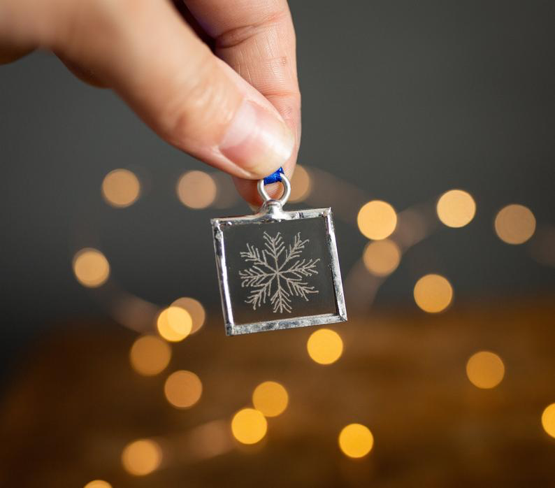 The Corbeau Press Snowflake Hanging