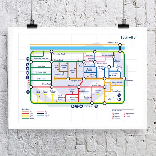 Southville Underground Print