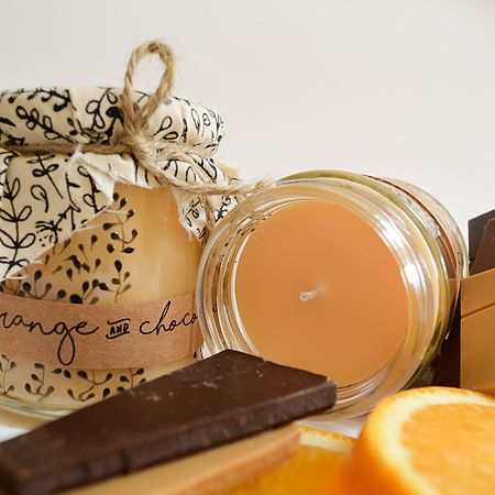 Anna Palamar Handmade Orange & Chocolate Candle