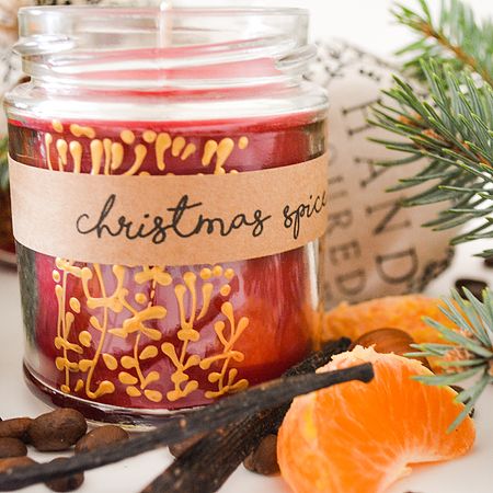 Anna Palamar Christmas Spice Handmade Candle.