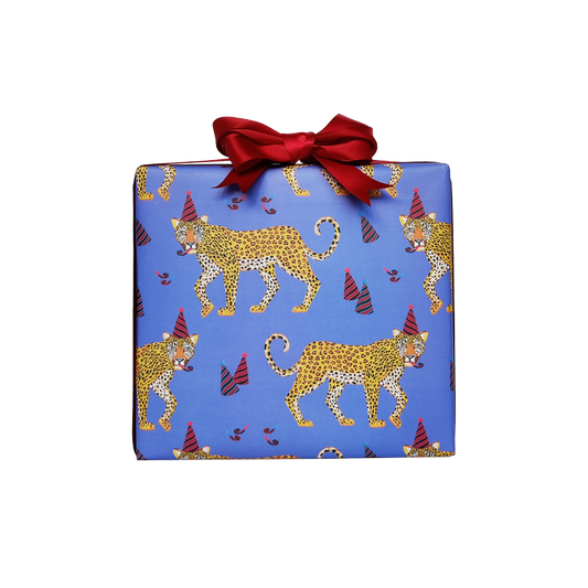 Party Leopard Wrapping Paper