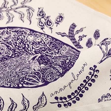Anna Palamar Designs Fox Tea Towel