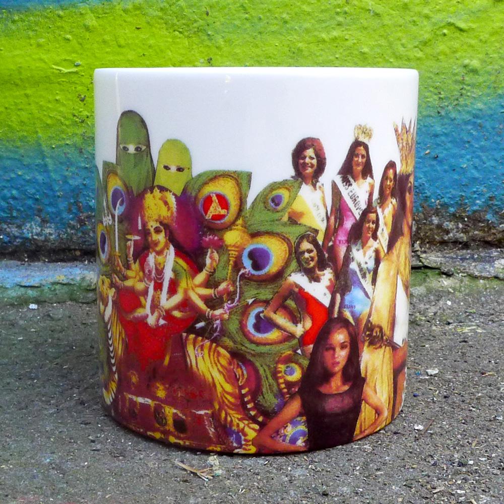 Stokes Croft Miss World 1970 protest mug