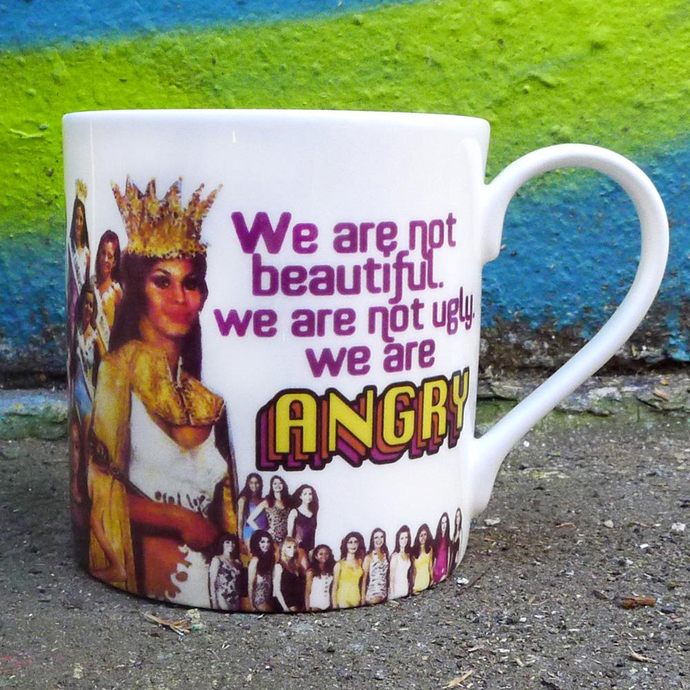Stokes Croft Miss World 1970 protest mug