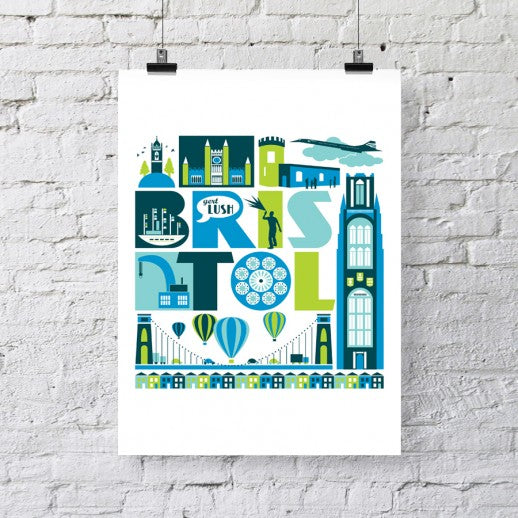 Bristol Icons Print