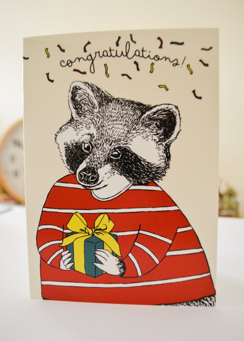 Anna Palamar Designs Congratulations Badger Card