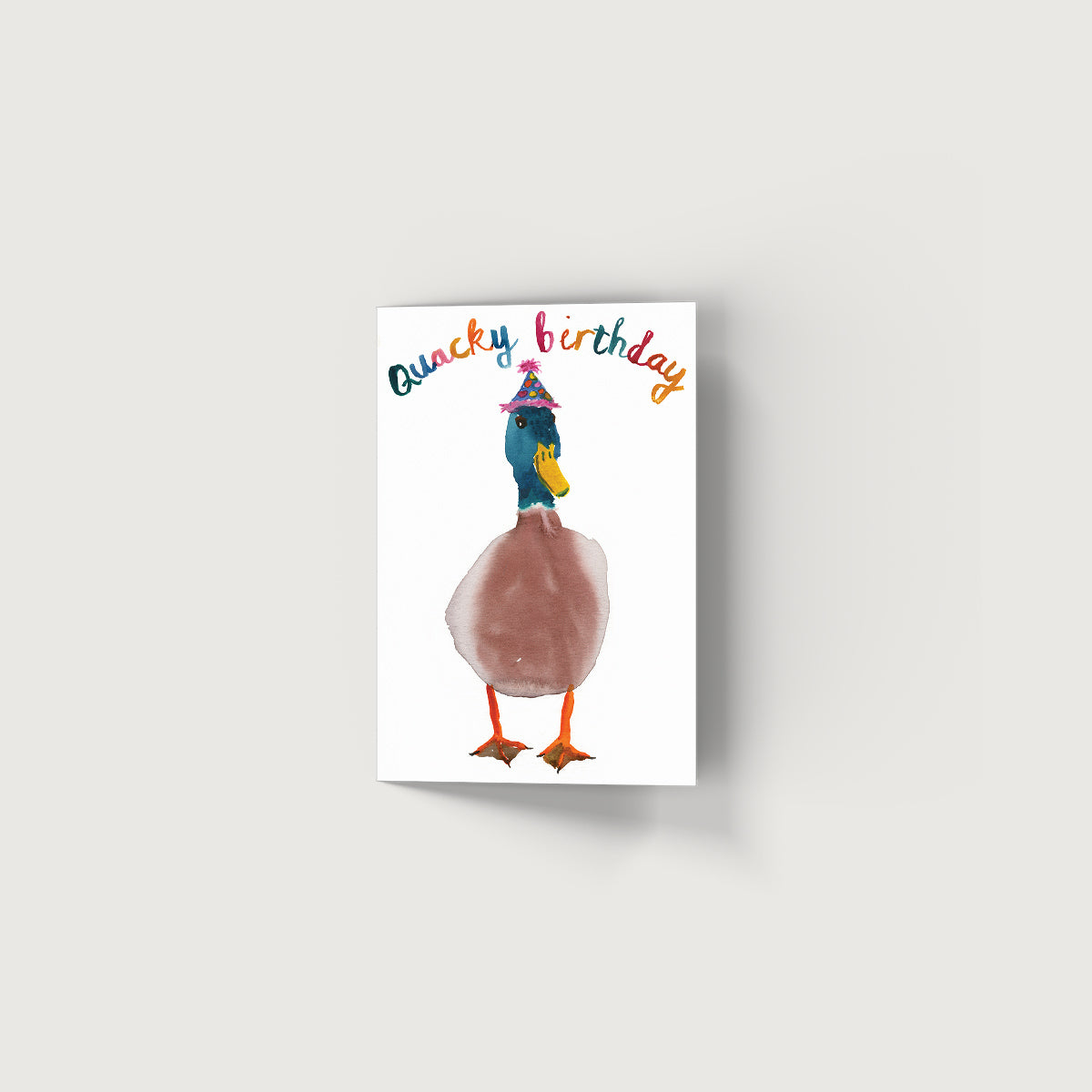 Rosie Webb quacky birthday card