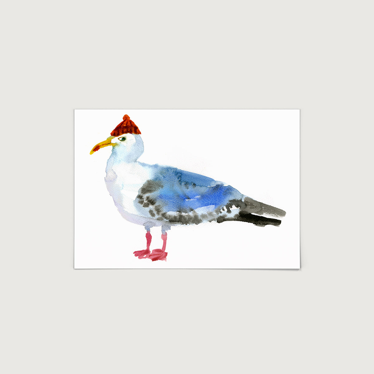 Rosie Webb Seagull in Party Hat Print