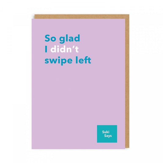 Suki Says Swipe Left Card