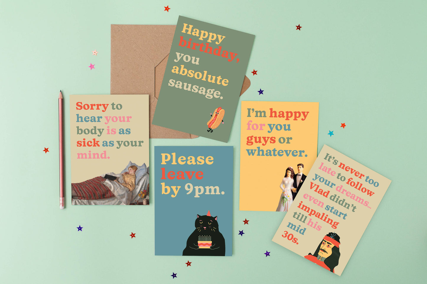 Birthday Sausage Birthday Card