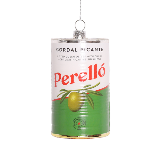 Perelló Olives Glass Christmas Decoration, 10cm