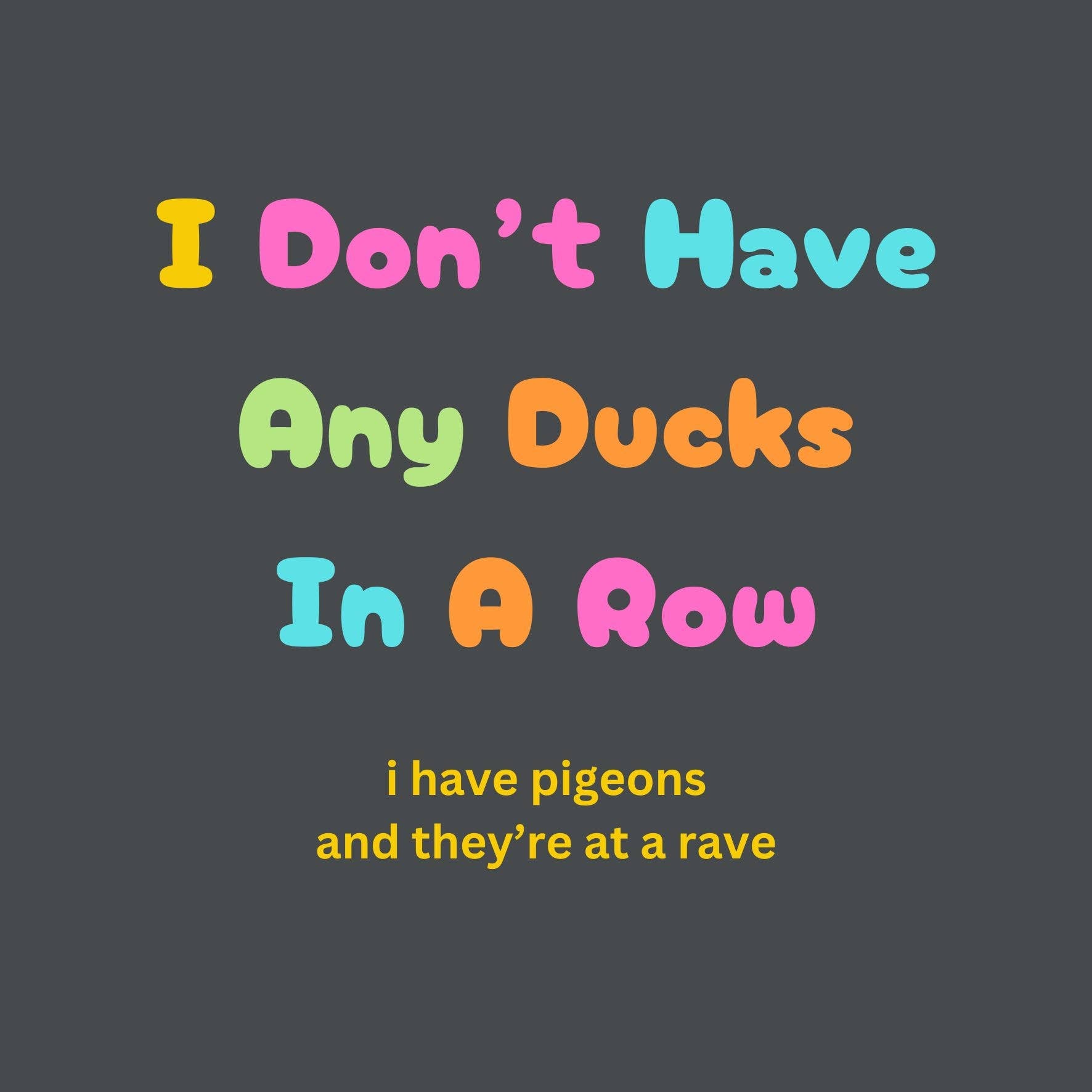 Text with colorful letters on a dark background