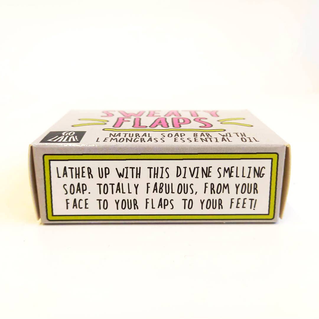 Sweaty Flaps Soap Lemongrass Funny Gift