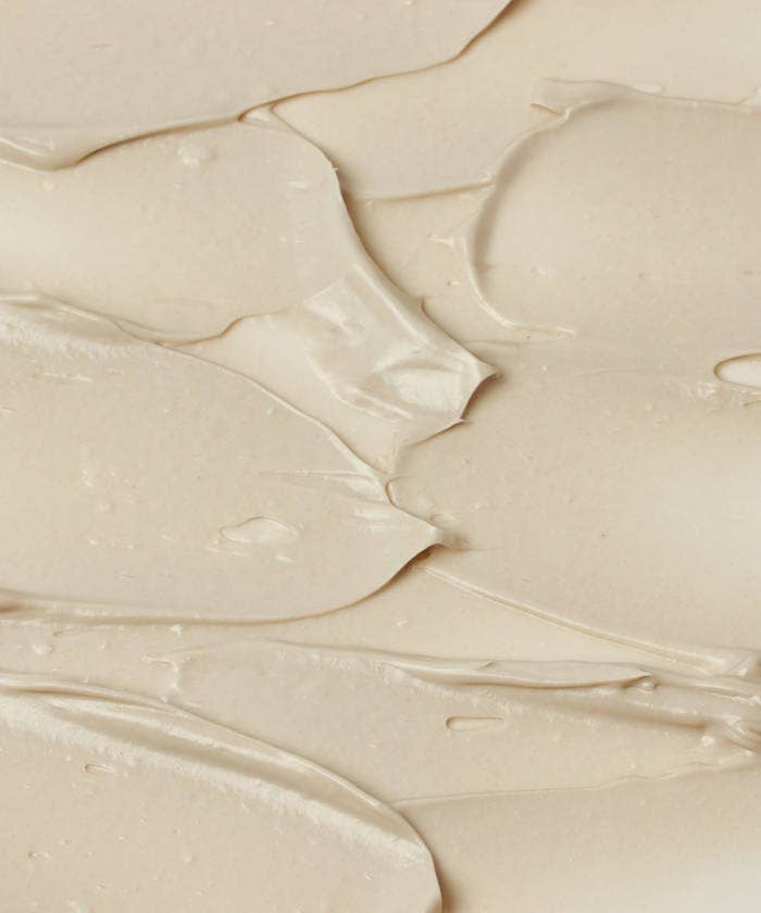Close-up of beige cream texture