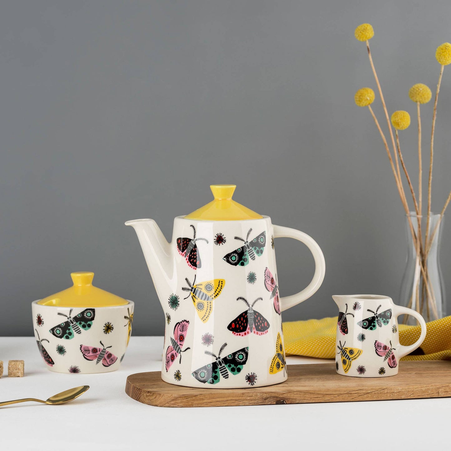 Handmade Ceramic Moth Teapot