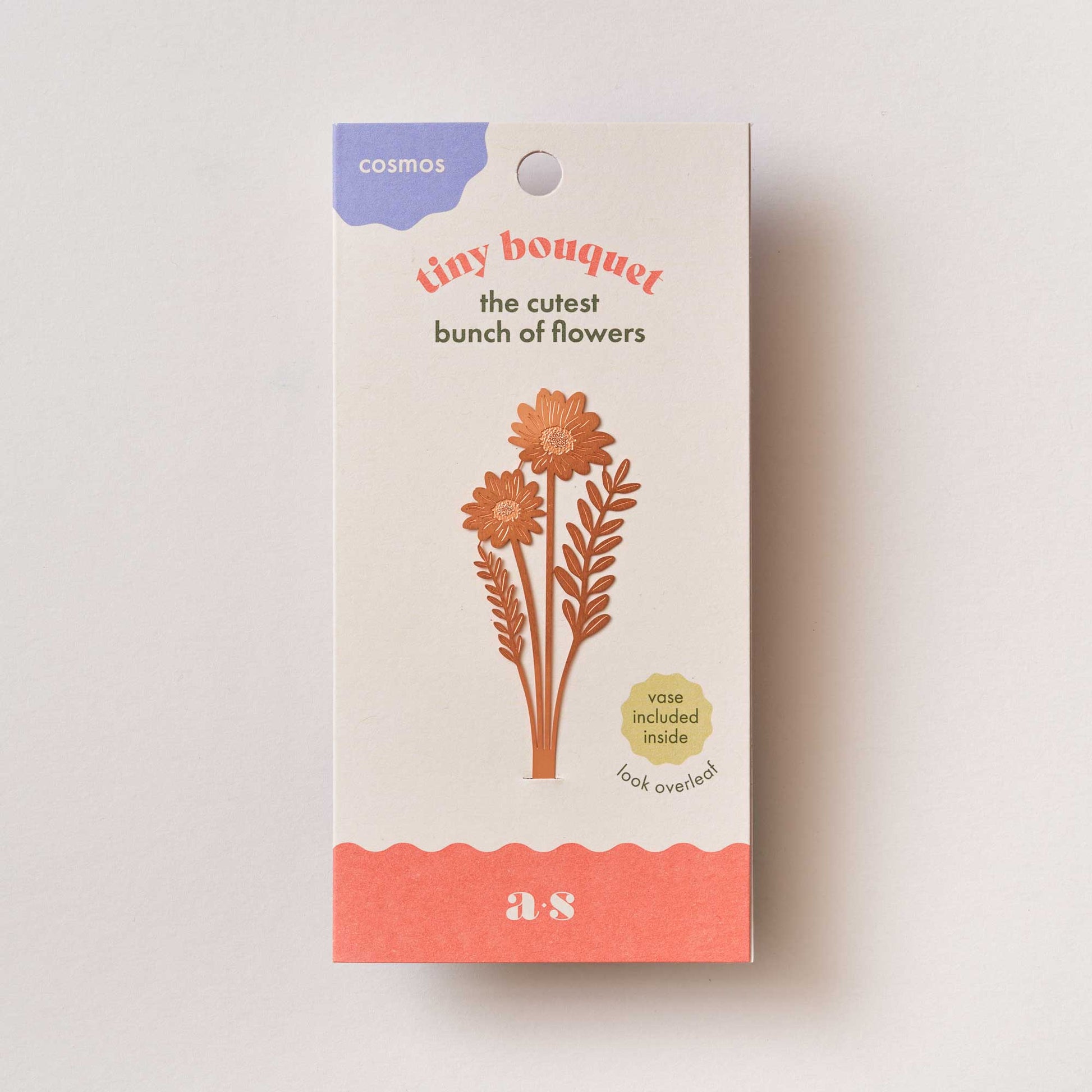 Tiny copper or brass flower bouquet, will last forever Cosmos Flower