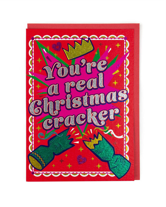 Christmas Cracker Christmas Card