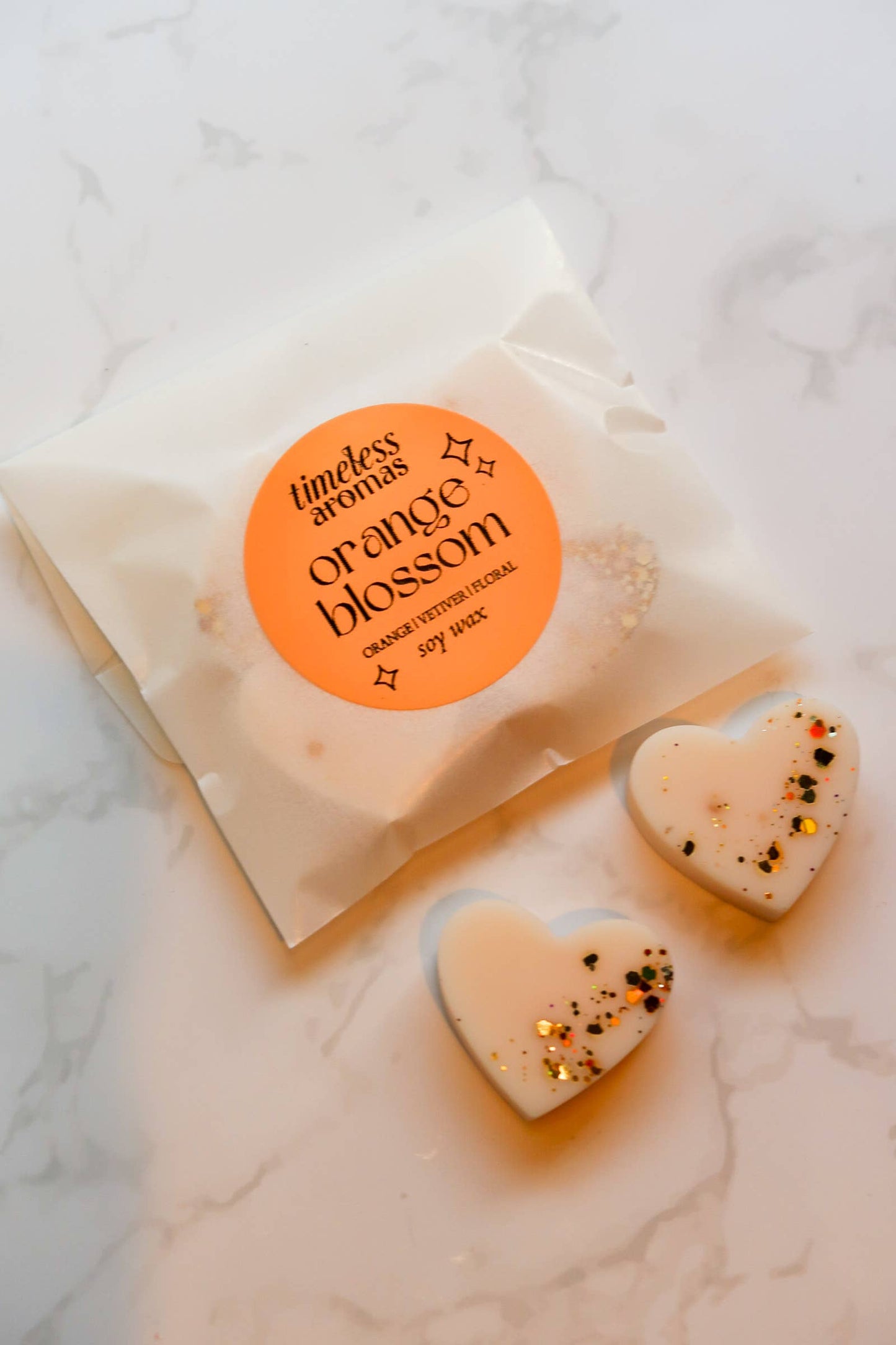 Orange Blossom Wax Melts, Soy Wax Melts, Scented Wax Melts