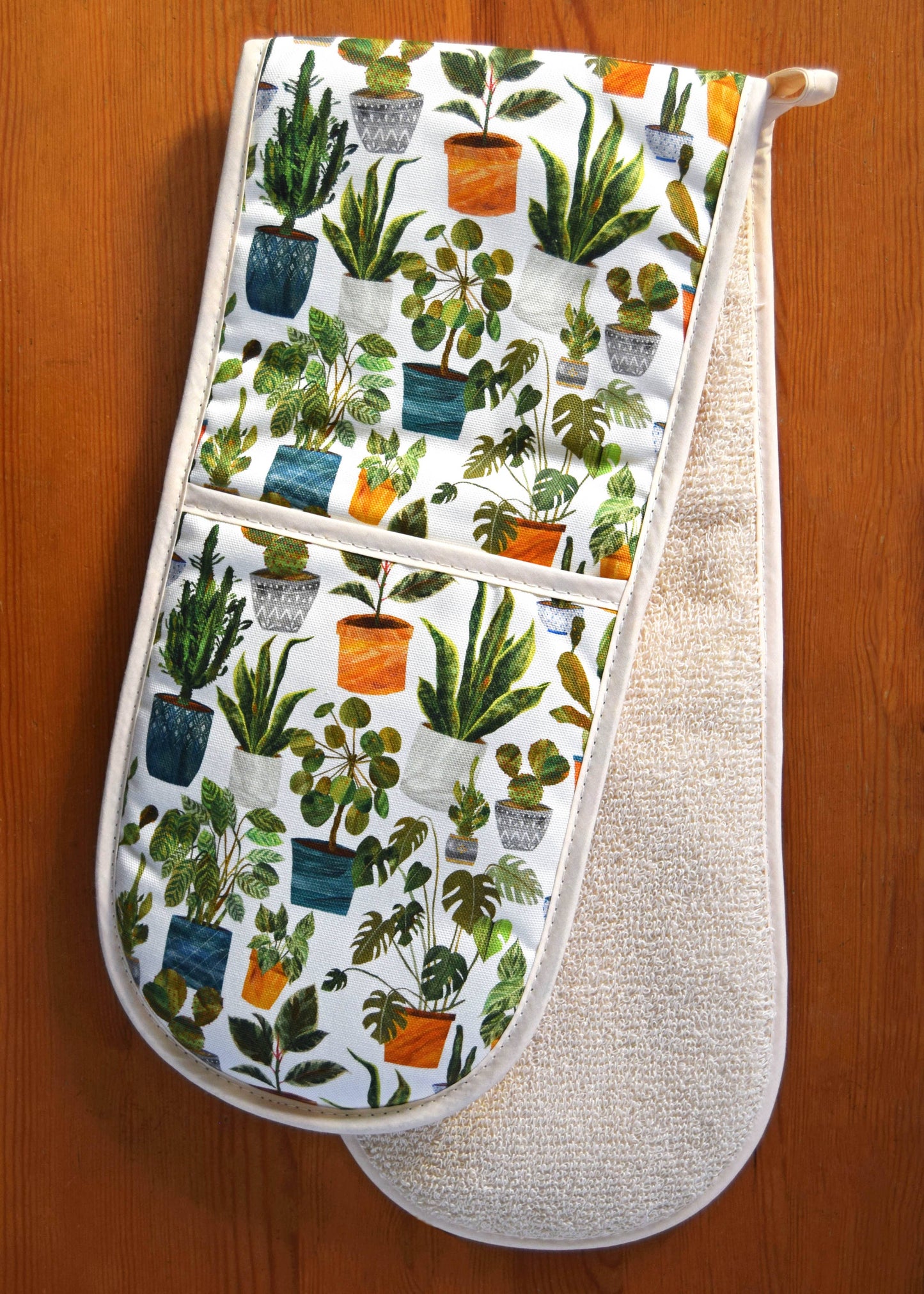 Houseplants Oven Gloves / Cotton Oven Mitts / Pot Holder