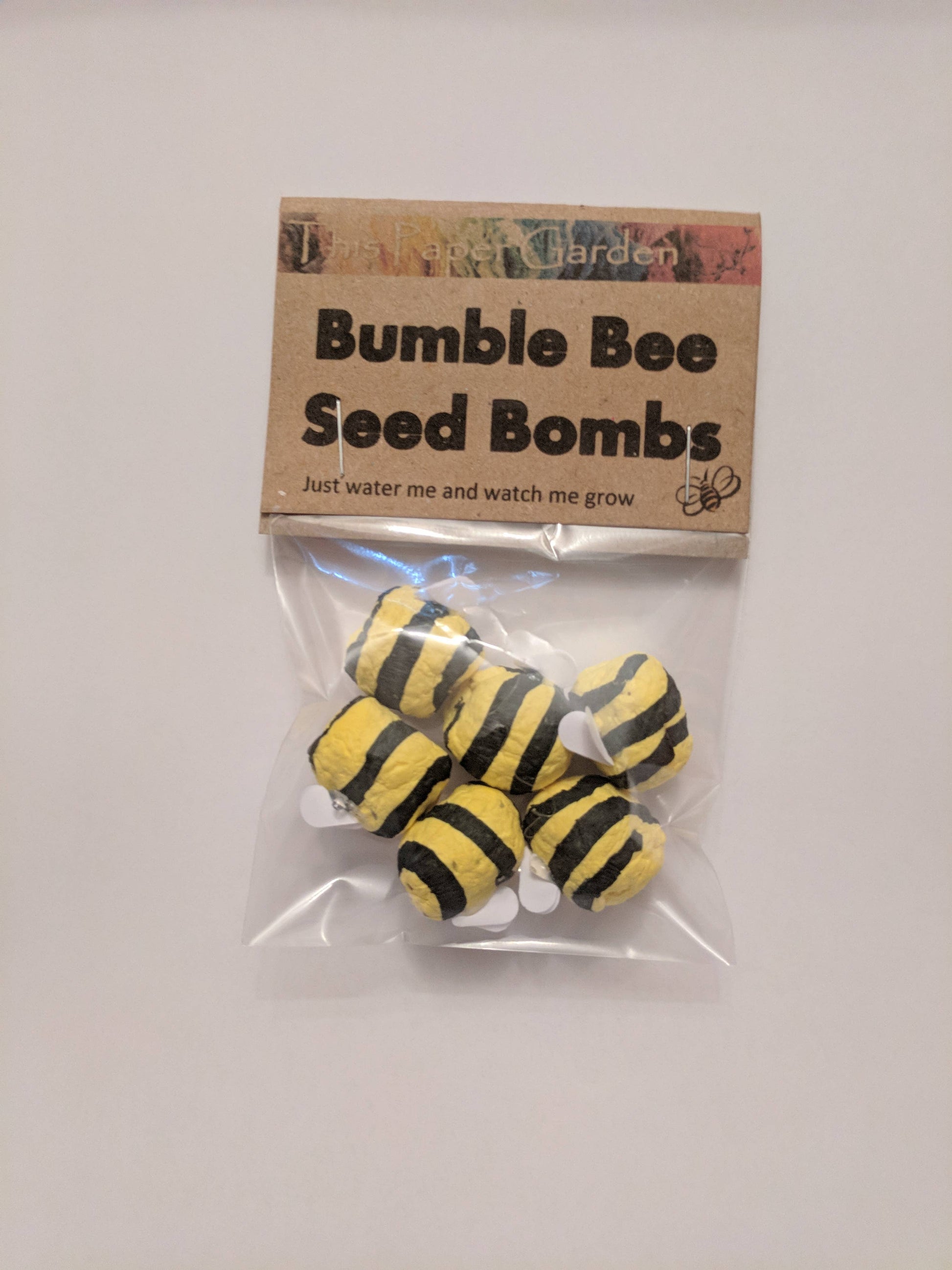 Bumble bee seed bombs.  Wildflower Seeds.