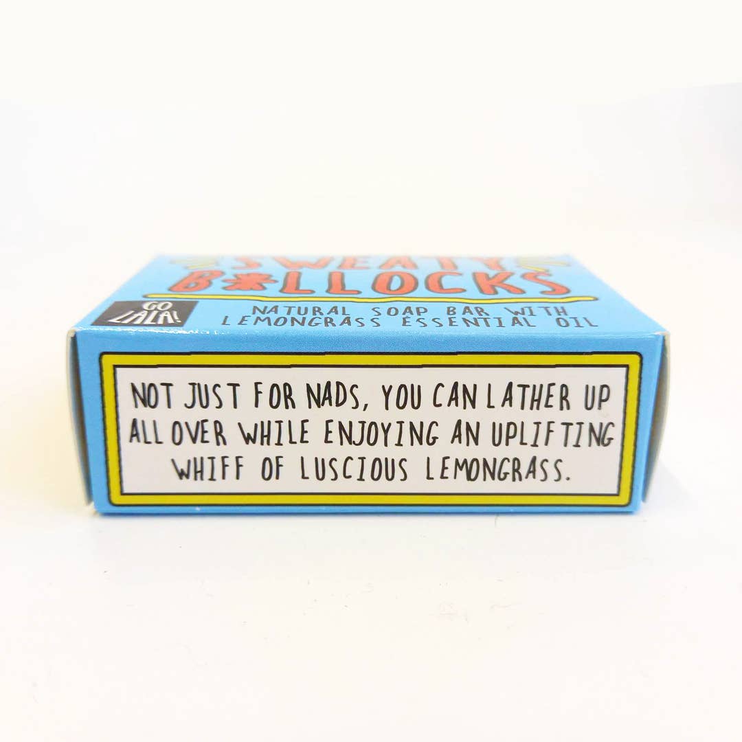 Sweaty B*llocks Soap Lemongrass Funny Gift