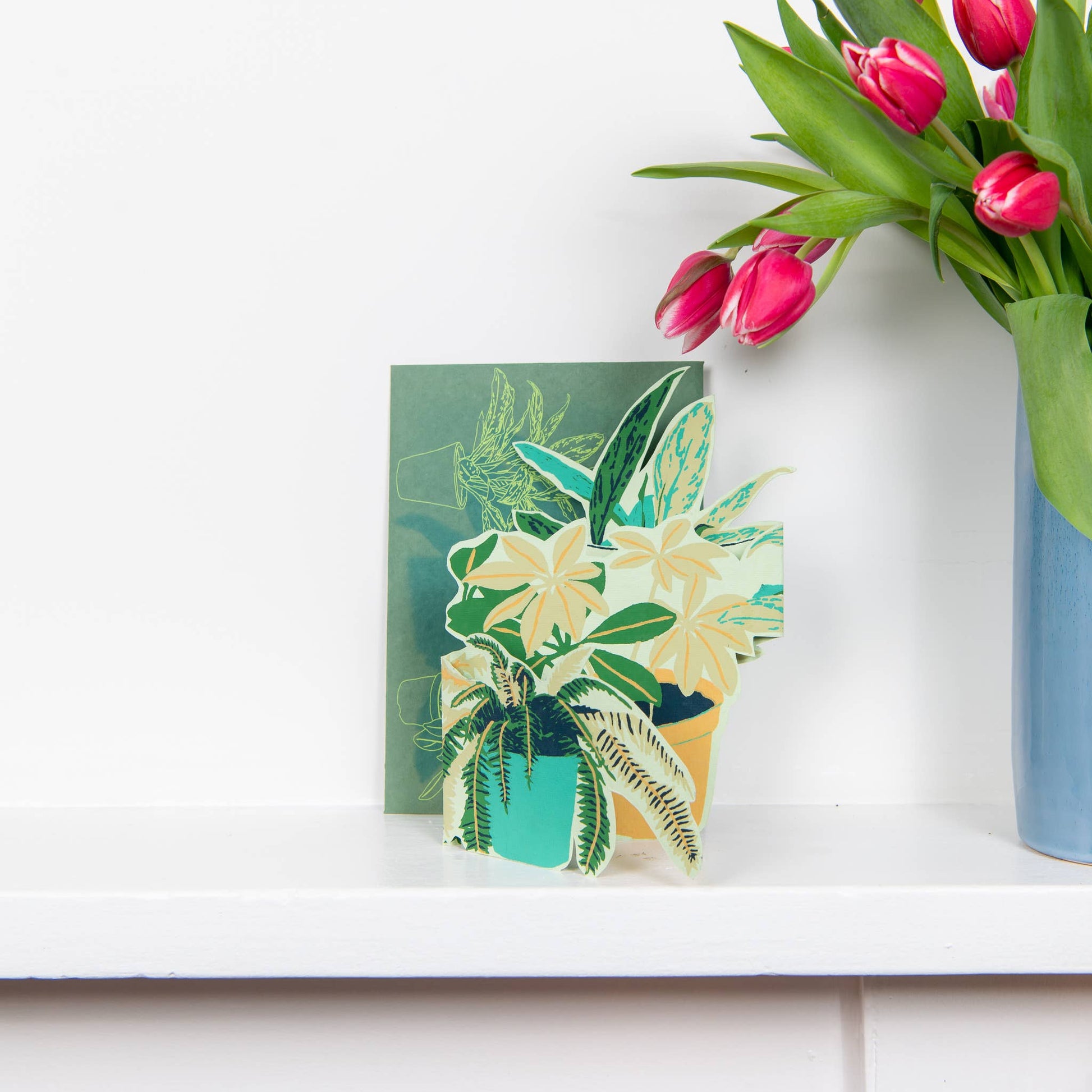 Fold out Houseplant Card