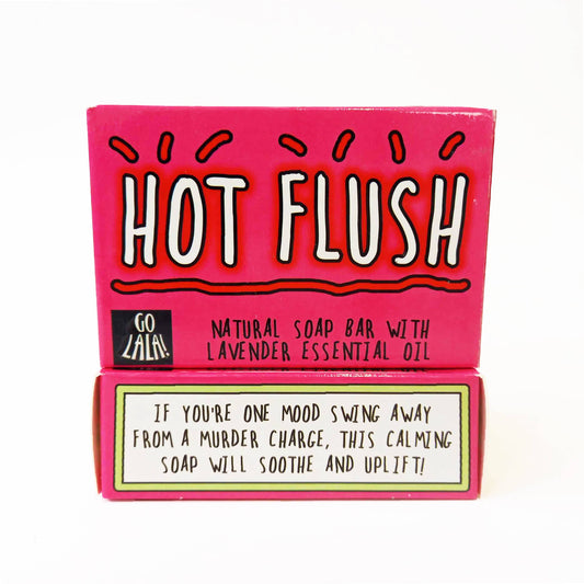 Hot Flush Soap Lavender Funny Gift