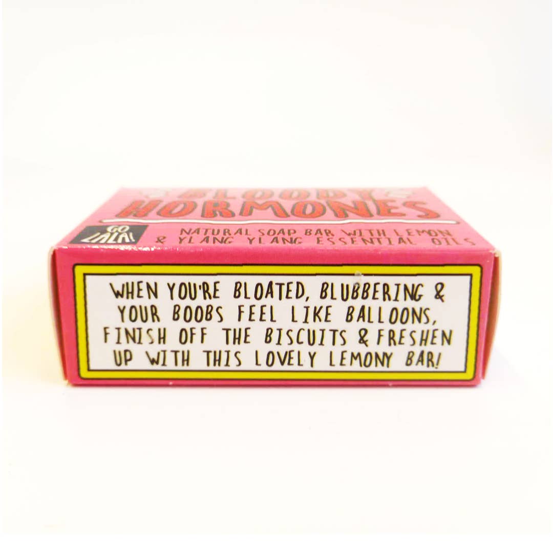 Bloody Hormones Soap Lemon & Ylang Ylang Funny Gift