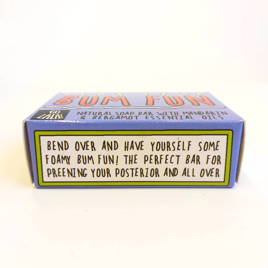 Bum Fun Soap Mandarin & Bergamot Funny Gift