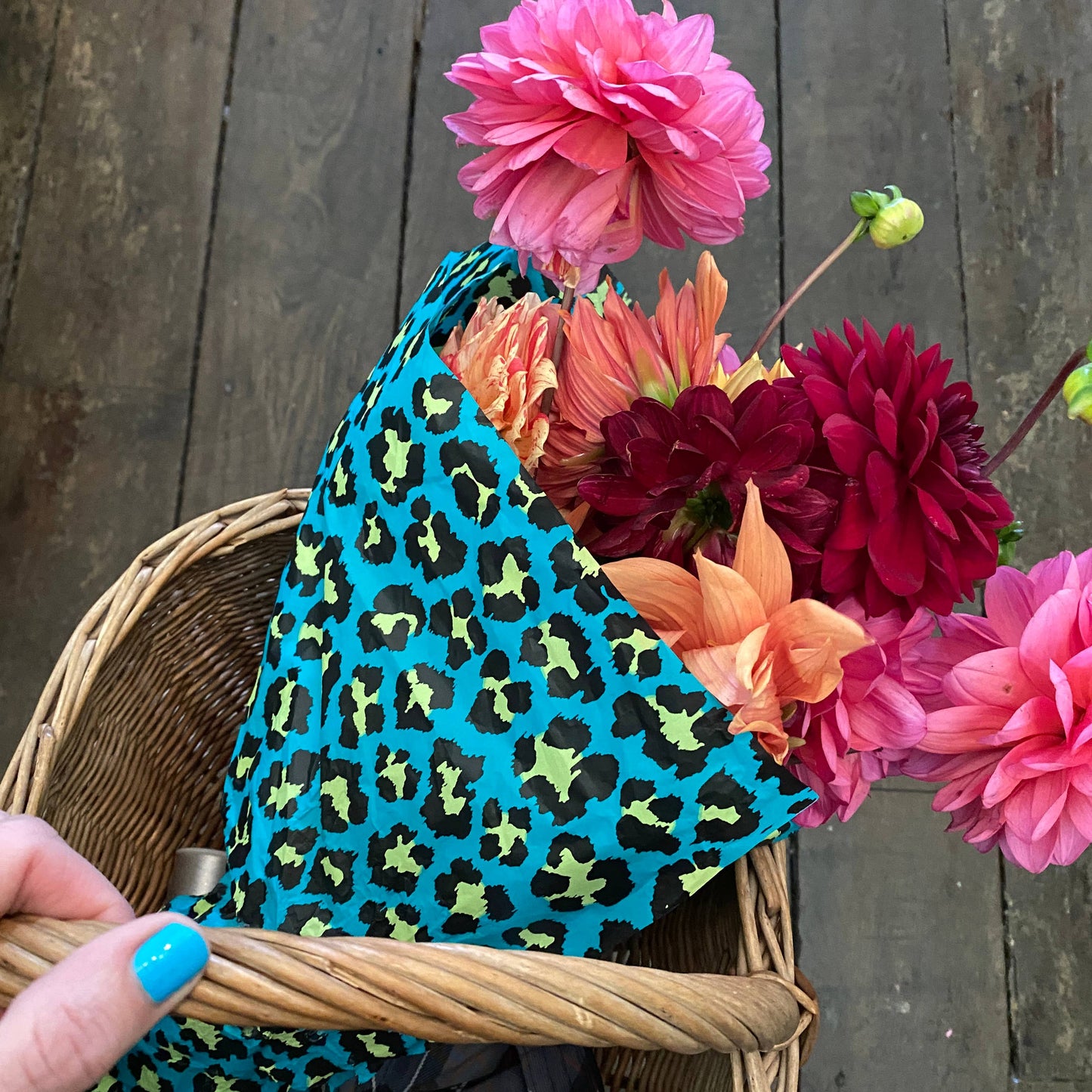 Tissue Paper  Leopard - Apple & Jade