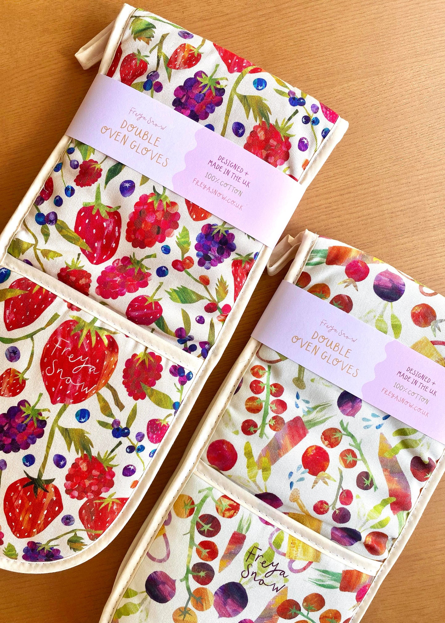 Houseplants Oven Gloves / Cotton Oven Mitts / Pot Holder